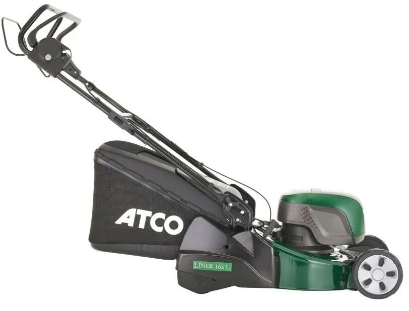 Atco LINER 18S Li Cordless Lawnmower w/Roller KIT 48v / 4Ah + 4Ah / 46cm 