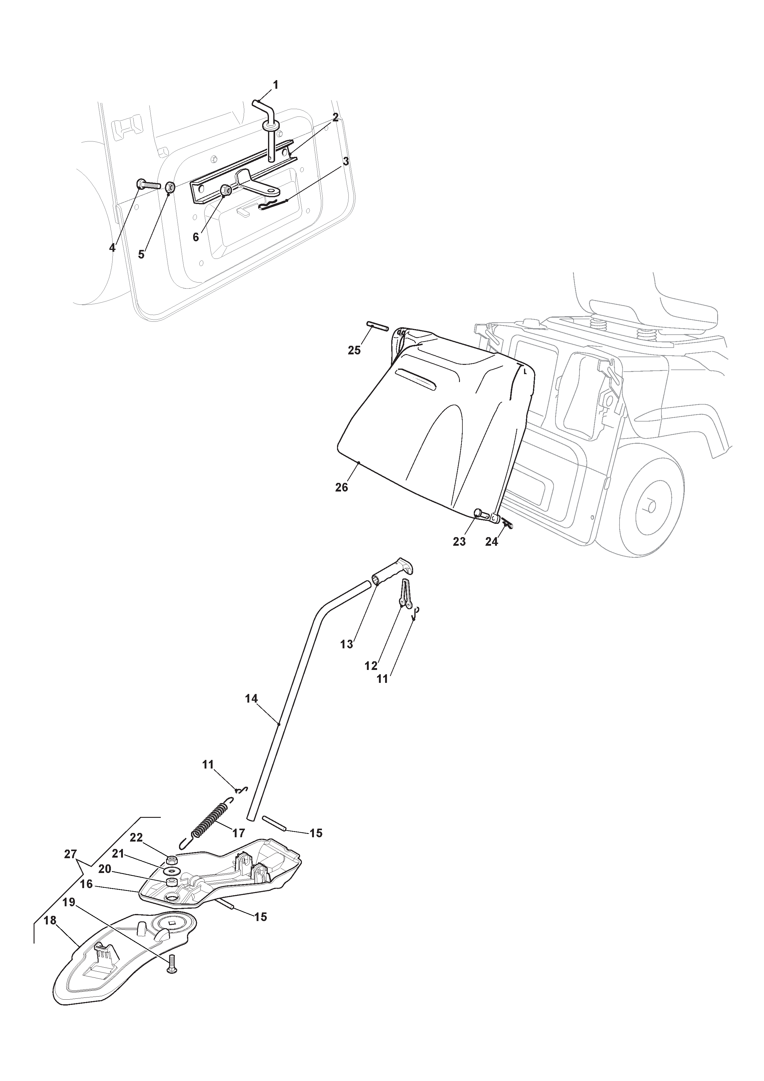 Mountfield 827H 2T0065483/M13 Accessories