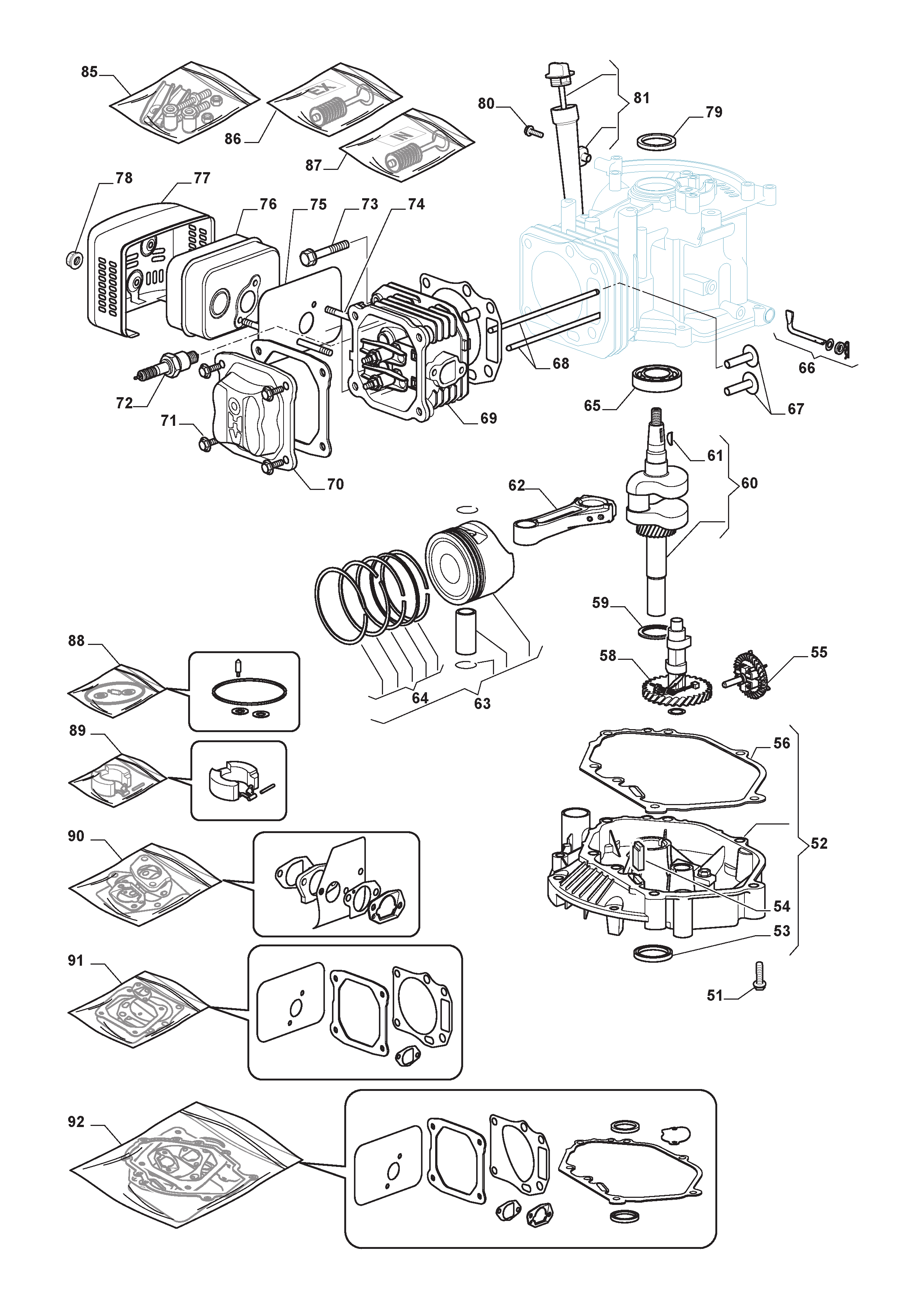 Mountfield 827H 2T0065483/M13 Engine Spares - 2