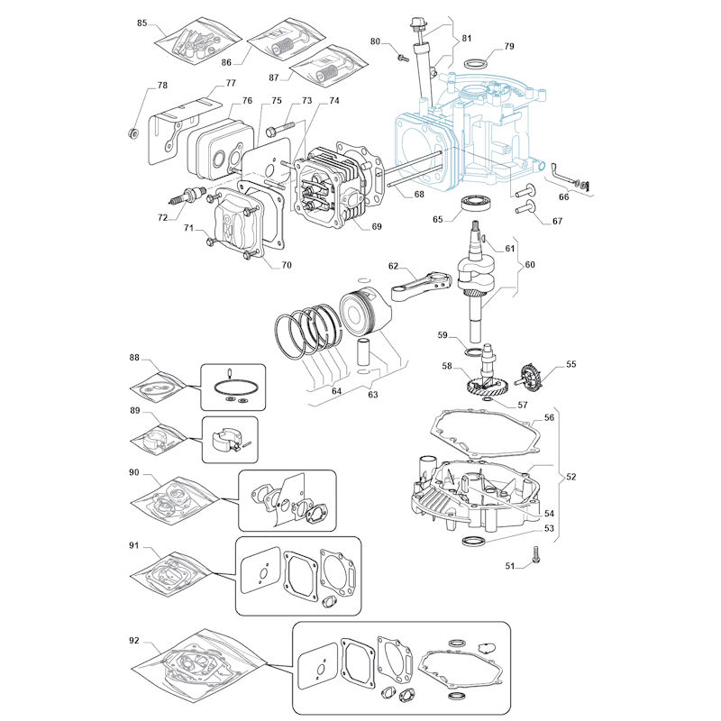 Mountfield 827M 2T0045483/M13 Engine Spares - 2