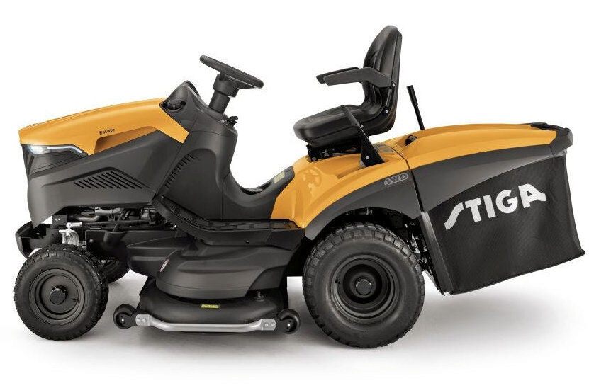 Stiga Estate 9122 WX Ride-On Mower 122cm / 688cc Honda from Mower Magic Stiga Estate 9122 WX Ride-On Mower 122cm / 688cc Honda from Mower Magic