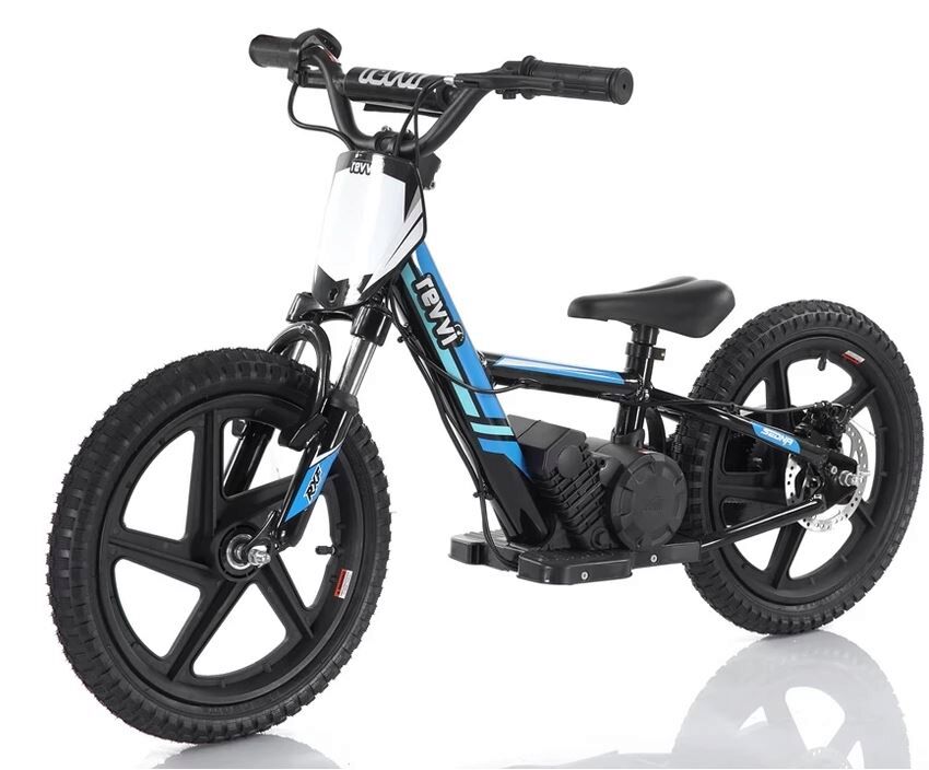 REVVI PLUS Childs Electric Balance Bike 16in / Blue PLUS MODEL