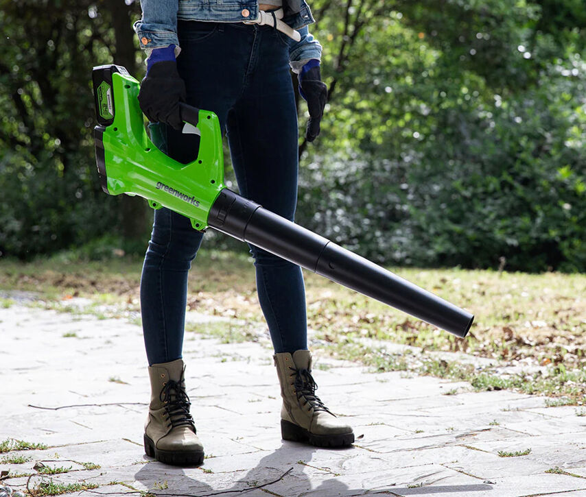Greenworks G24ABII Cordless Axial Leaf Blower 24v 145 km/h (Tool Only) 