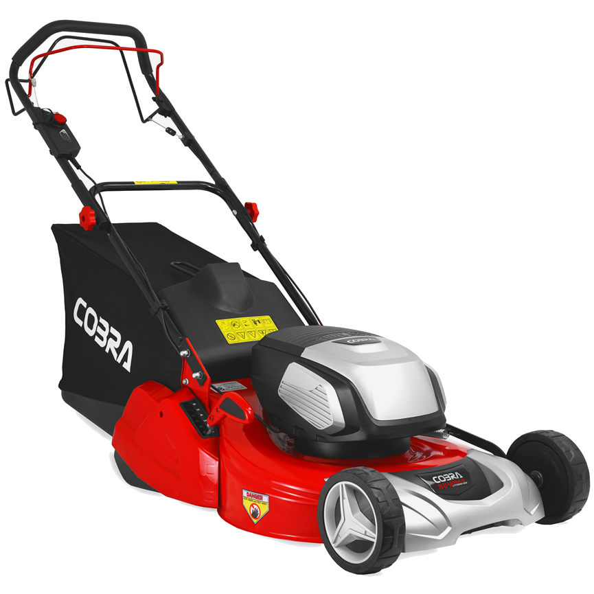 Cobra Premium Cordless Rear Roller Lawnmower Twin-40v / 5Ah / 51cm  RM51SP80V