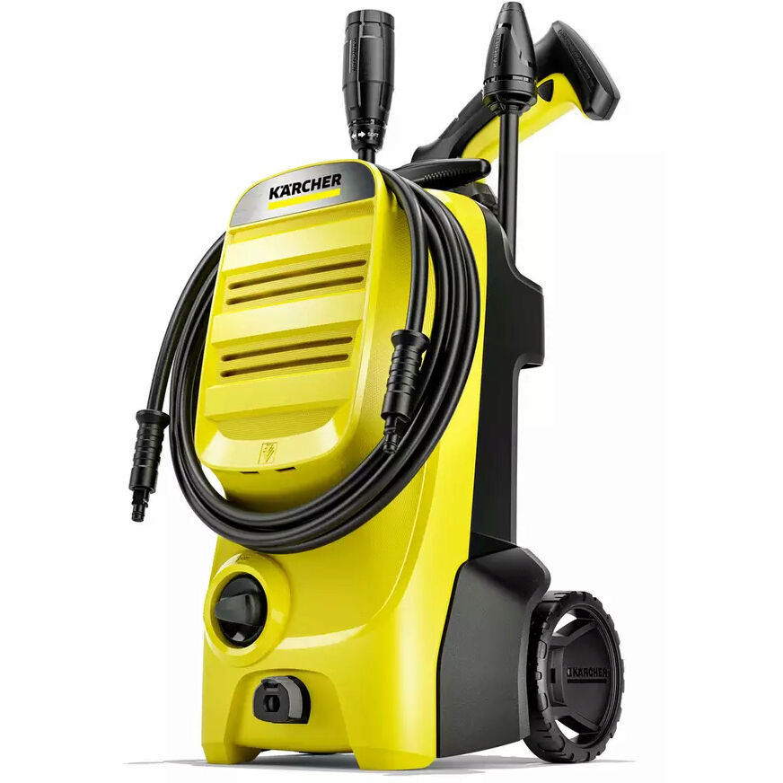 Karcher K4 Classic Pressure Washer 130bar  Inc Trolley Wheels Dirtblaster and Vario Lance 
