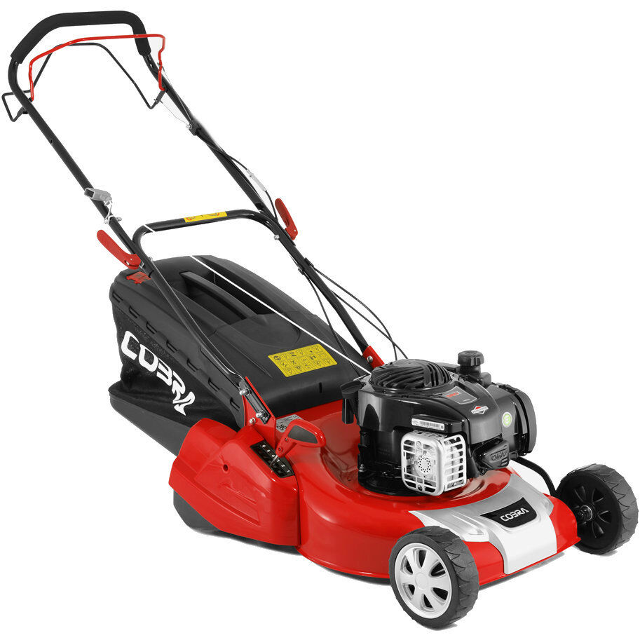 Cobra RM46SPB 46cm Self Propelled Petrol Roller Lawnmower