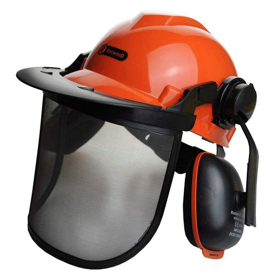 RocWood Safety Helmet / Visor / Earmuff Set