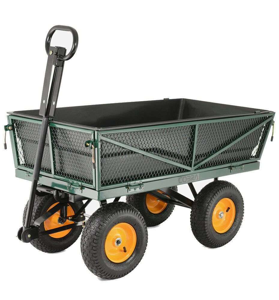 Cobra Multi Purpose Tipping Cart with Plastic Liner 300kg - High Quality