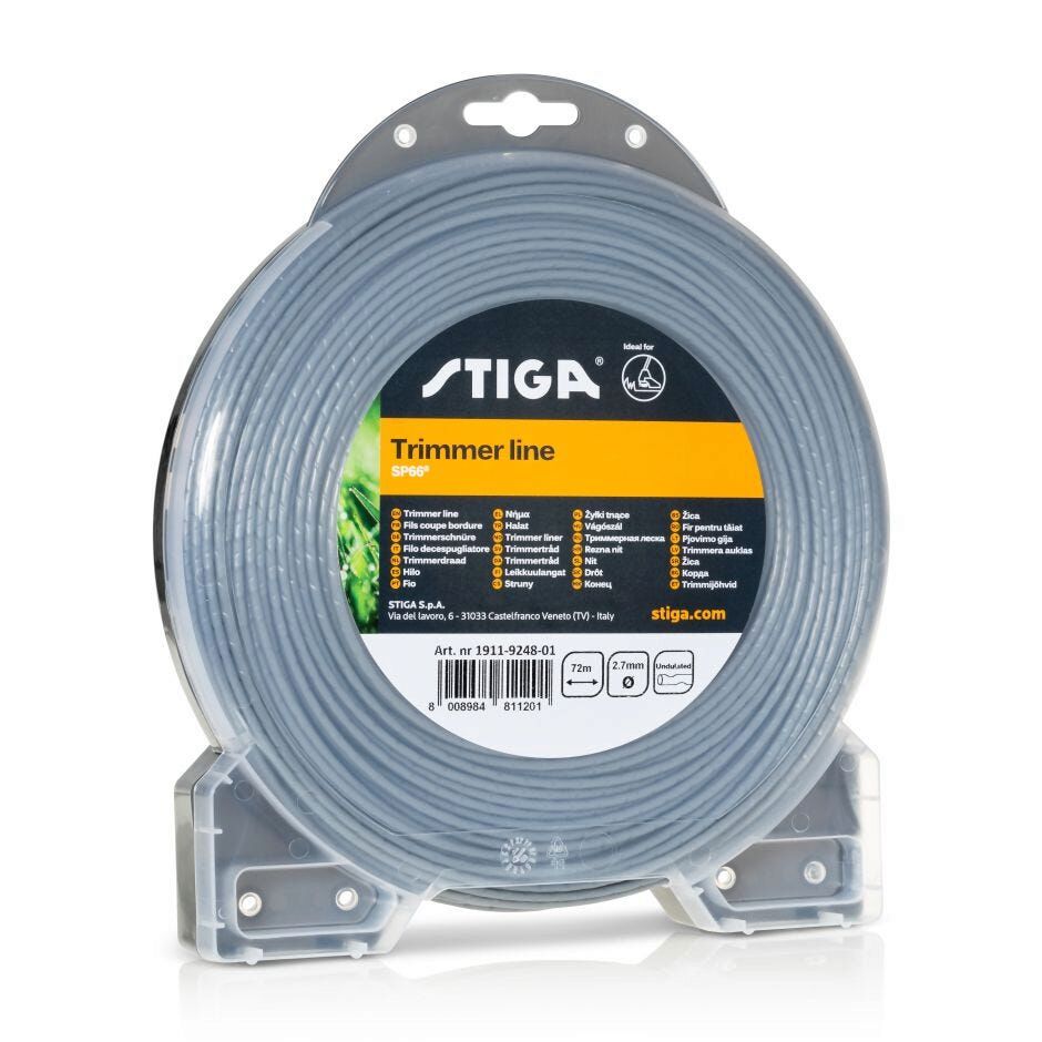 Stiga Pro Quality Nylon Trimmer Line - UNDULATED PROFILE for CORDLESS
