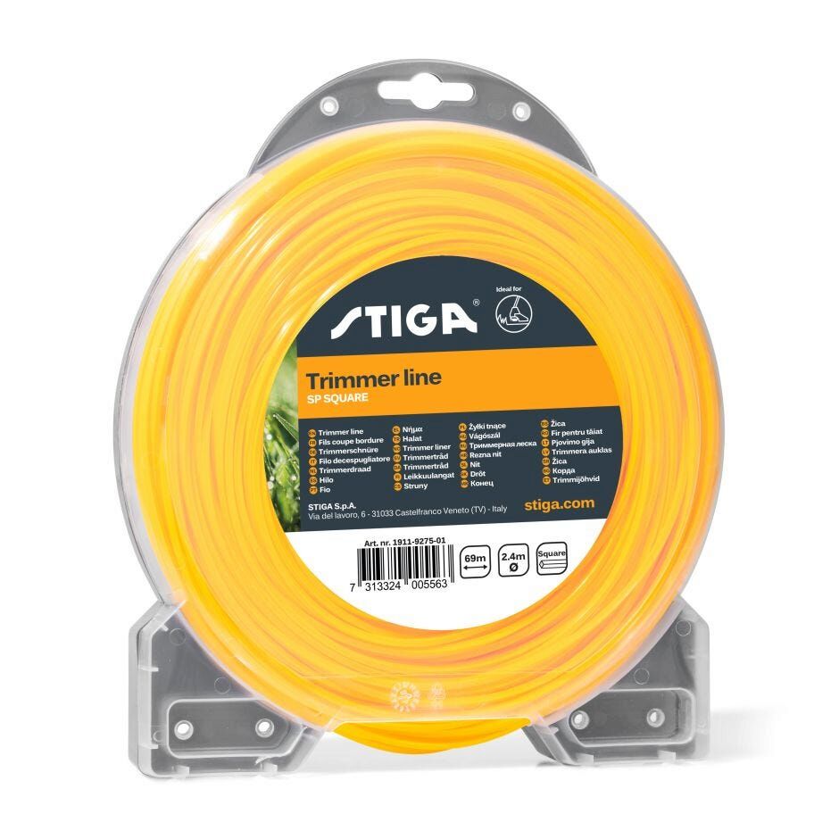 Stiga Pro Quality Nylon Trimmer Line - SQUARE PROFILE