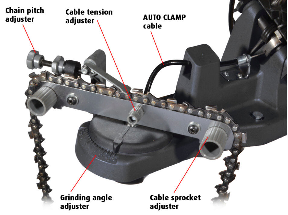 Portek Maxi-2 Electric Bench Chainsaw Chain Sharpener    092A