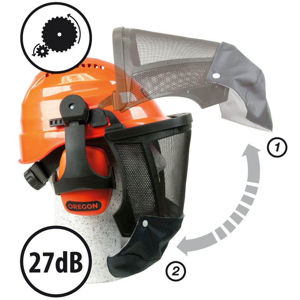 Oregon Waipoua Safety Forestry Helmet Combination Set (Zero-Rated VAT)