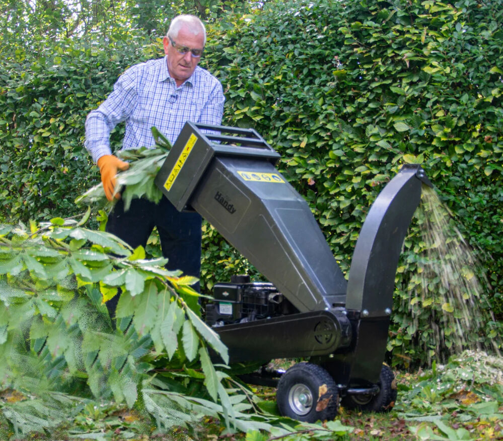 Handy PDS65 Petrol Garden Branch Chipper Shredder 208cc / 60mm from Mower Magic