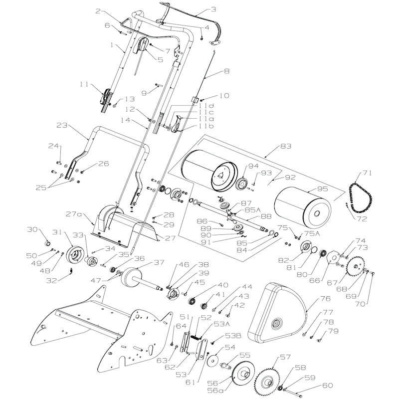 ATCO Clipper 20 ATP20012 Handle Spares