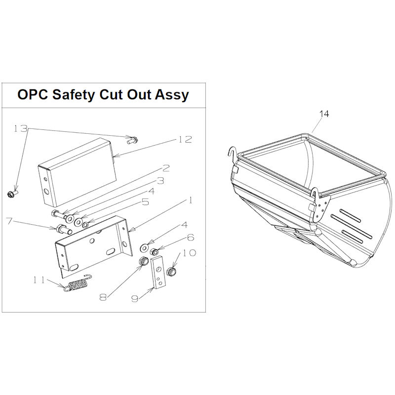 ATCO Clipper 20 ATP20012 Grasscatcher Spares