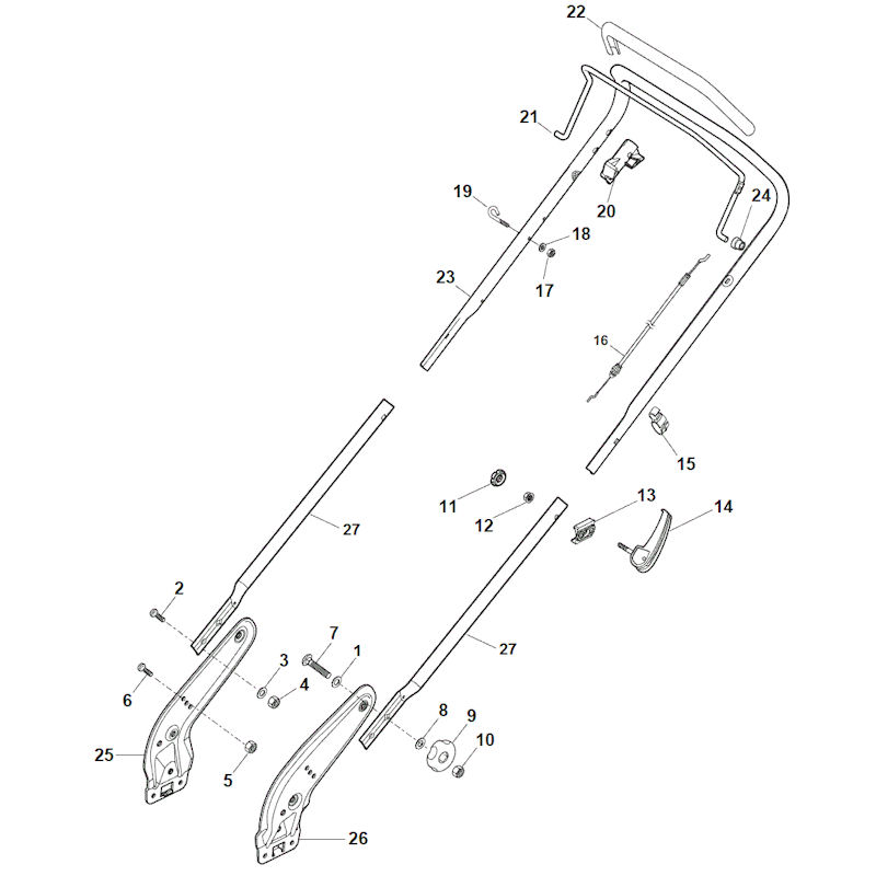 ATCO Liner 16 299434027-AT4 Handle Spares