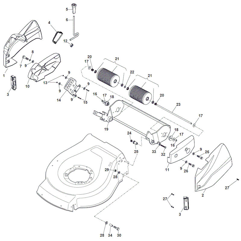 ATCO Liner 16 299434027-AT4 Roller Spares