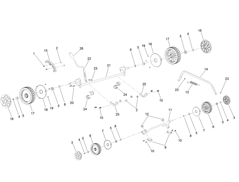 Suspension, Traction and HOC Assembly