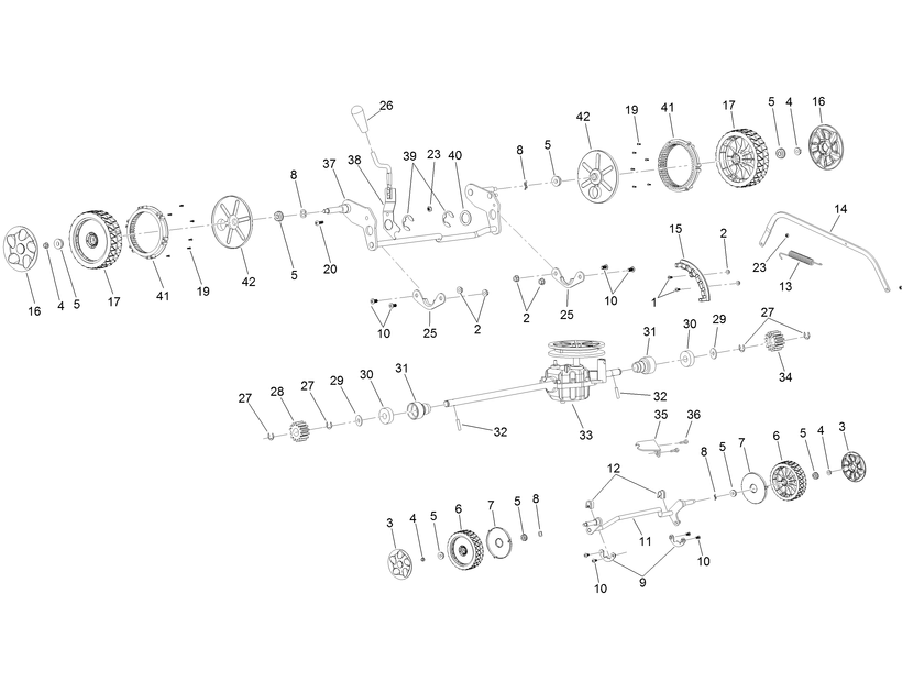 Suspension Traction and HOC Assembly