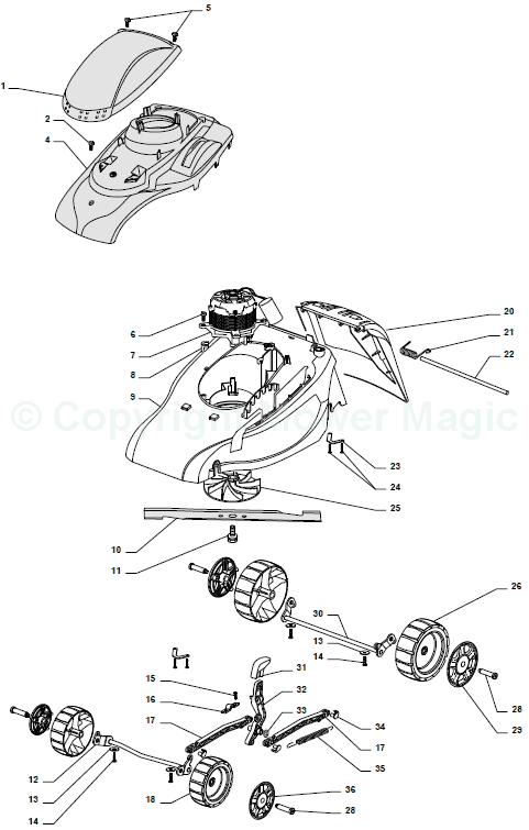 Mountfield EL390R (2009 - 2010) 297591753/UM9, 1