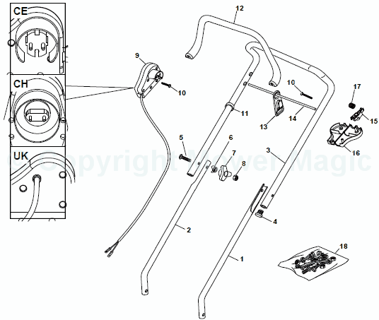 Mountfield EL390R (2009 - 2010) 297591753/UM9, 2