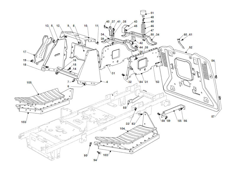 GT36M Chassis Frame