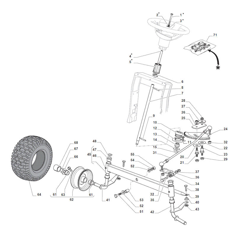 GT38H Steering