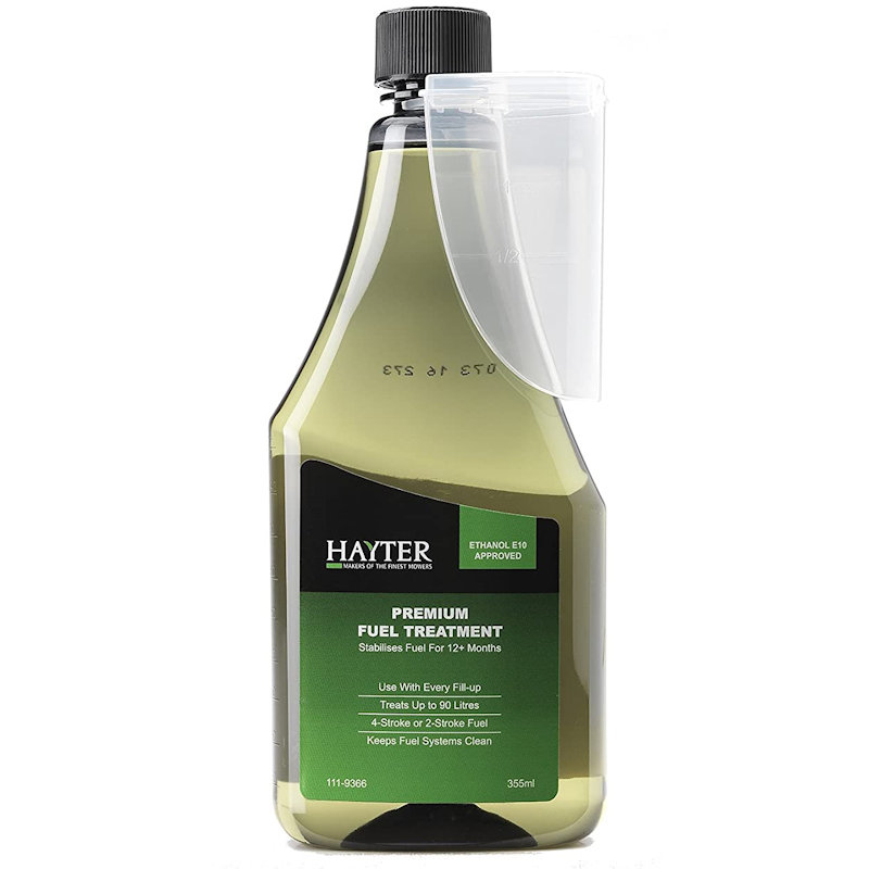 Hayter Universal PREMIUM Fuel Treatment Additive 355ml - Bigger Bottle E10 Approved