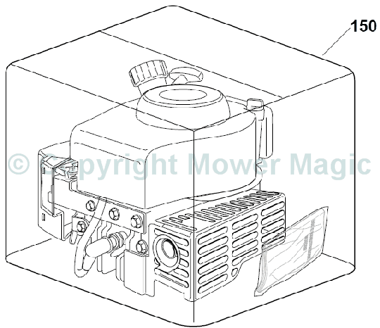 Engine complete - Mountfield HP414 V35 (2011) 297411143/BQ Engine complete - Mountfield HP414 V35 (2011) 297411143/BQ
