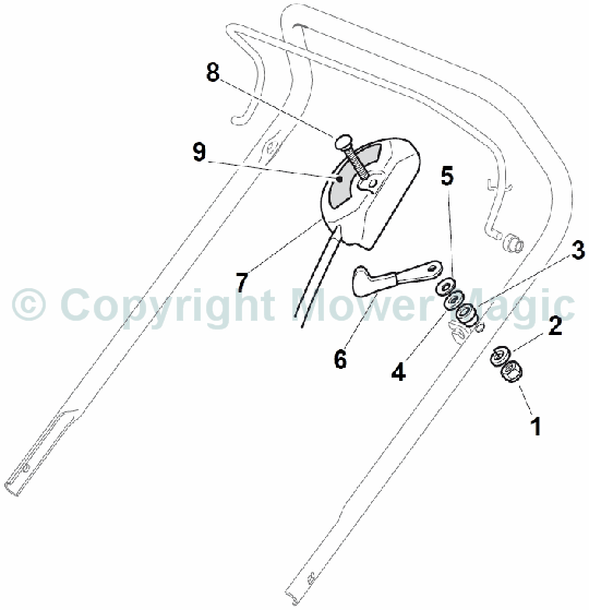 Controls - Mountfield HP425 (2011) 294434038/M10