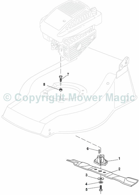 Blade - Mountfield HP425 (2011) 294434038/M10