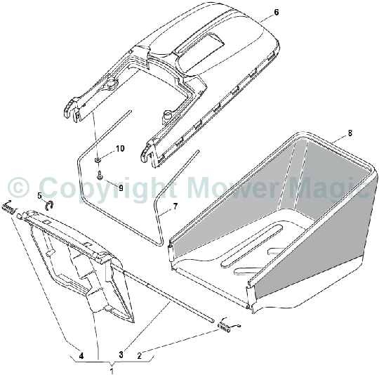 Grass-Catcher - Mountfield HP465R (2011) 294486038/UM8 Grass-Catcher - Mountfield HP465R (2011) 294486038/UM8