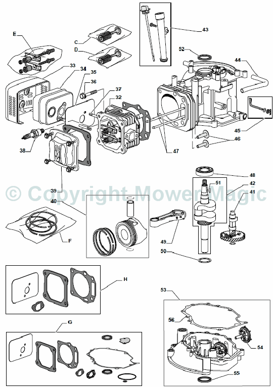 HW511PD, Engine - GGP WBE0701 continued