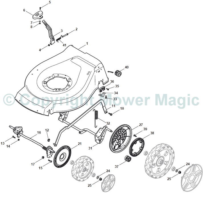 HW511PD, Deck and Height Adjusting