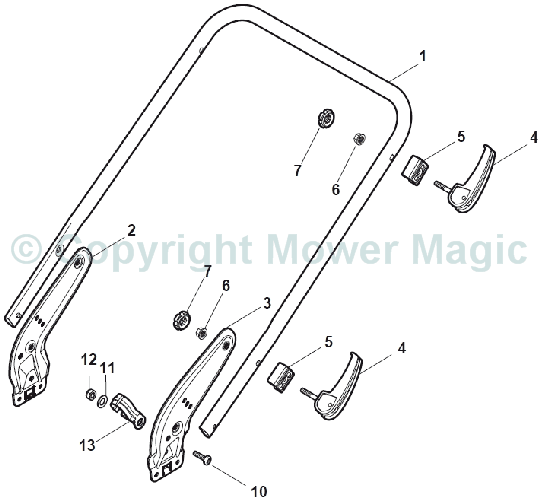 HW511PD, Handle Lower Part