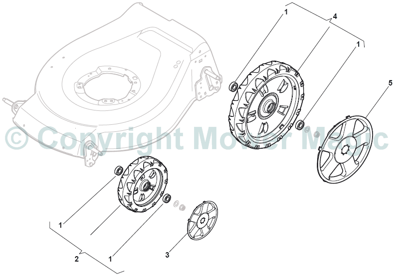 HW511PD, Wheel and Hub Cap