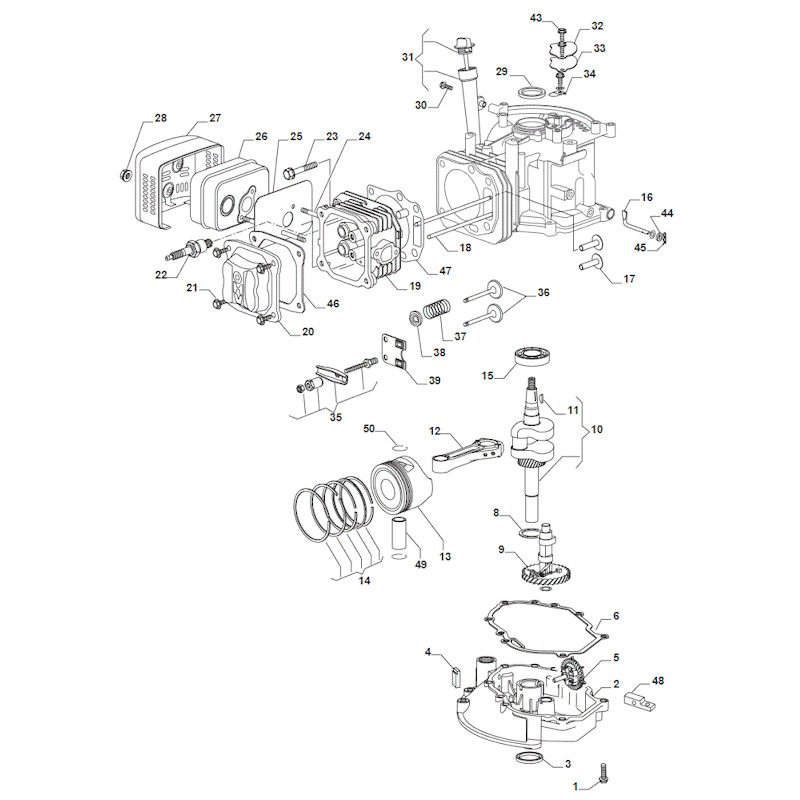 Mountfield HW531PD 294556843/M16 Engine Spares - 2