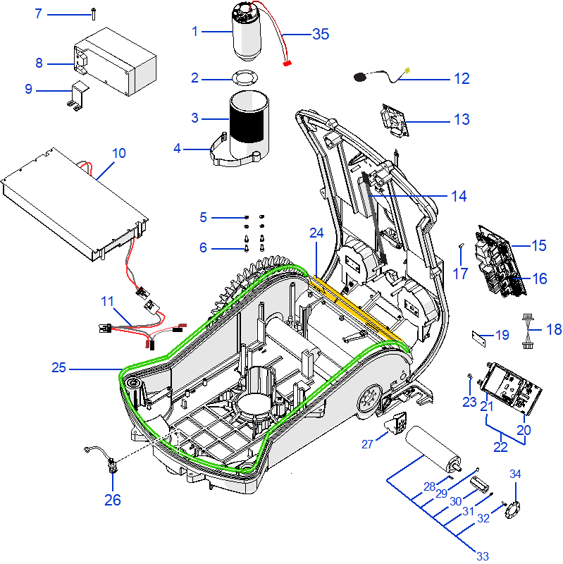 Ambrogio L350 - Electronics Ambrogio L350 - Electronics