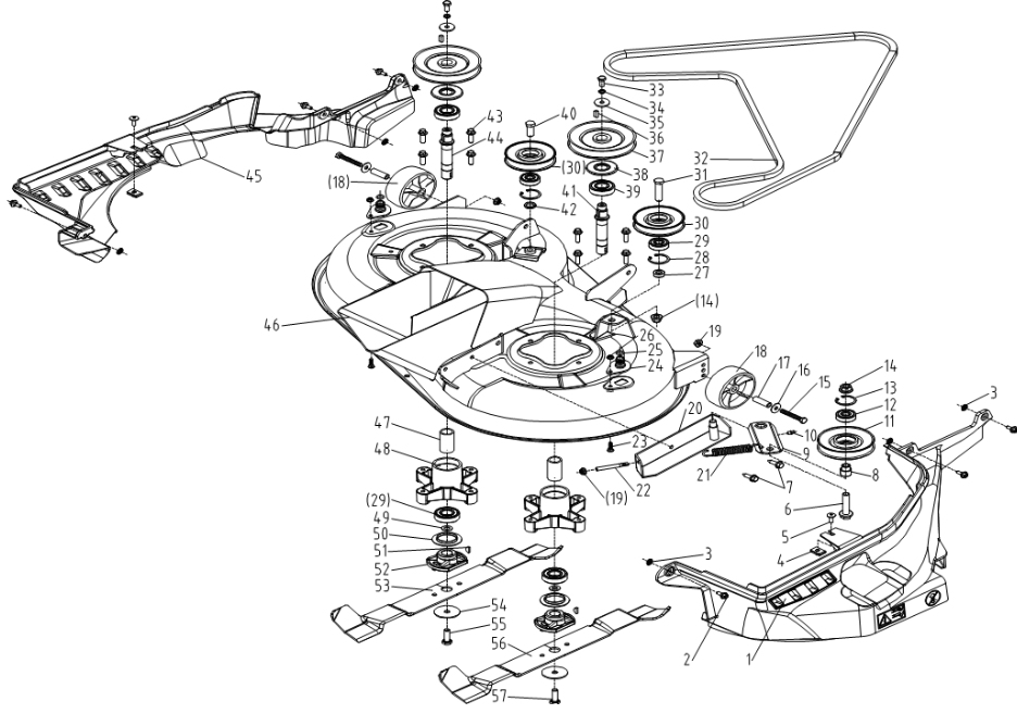 Cutter Desk Assy - Cobra LT86MRL Lawn Tractor (April 2023) Cutter Desk Assy - Cobra LT86MRL Lawn Tractor (April 2023)