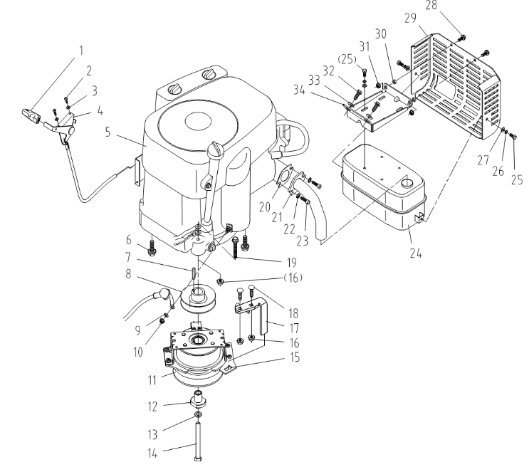 Engine - Cobra LT86MRL Lawn Tractor (April 2023) Engine - Cobra LT86MRL Lawn Tractor (April 2023)