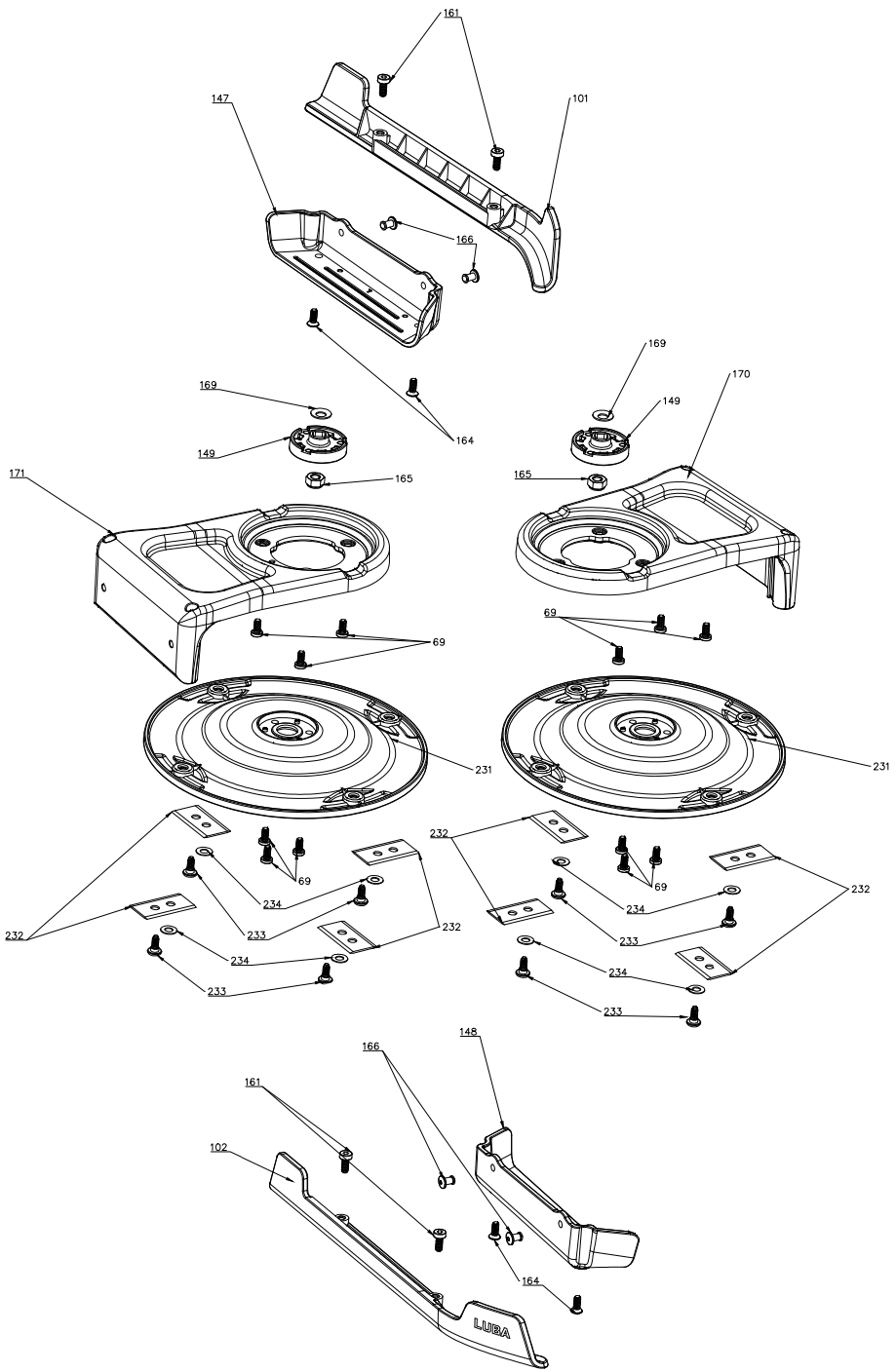 4. LUBA 2 - Cutting Plate