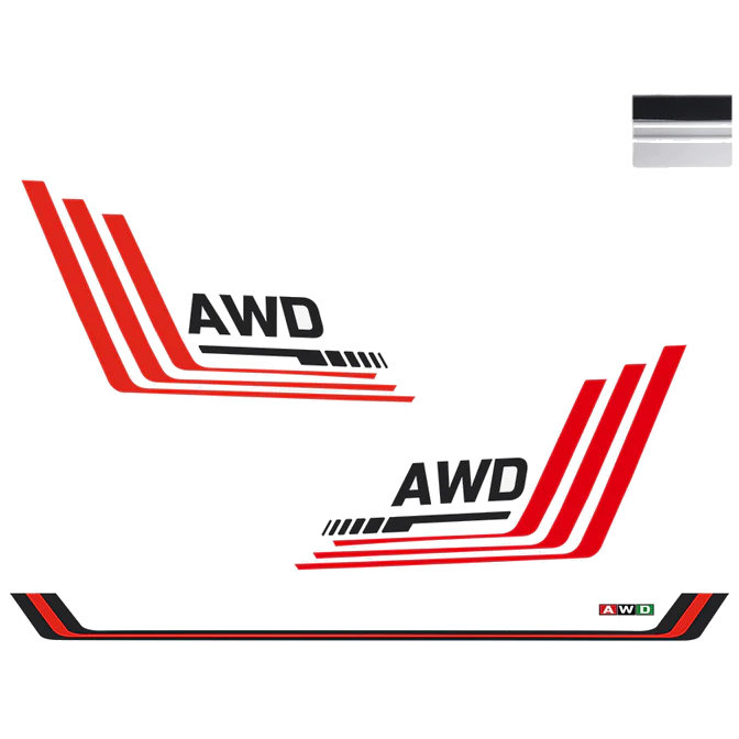 Mammotion Luba 2 Formula Car Sticker