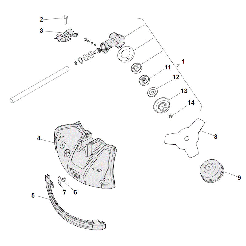 Mountfield BK27ED 288121003/14 Gear Case Spares