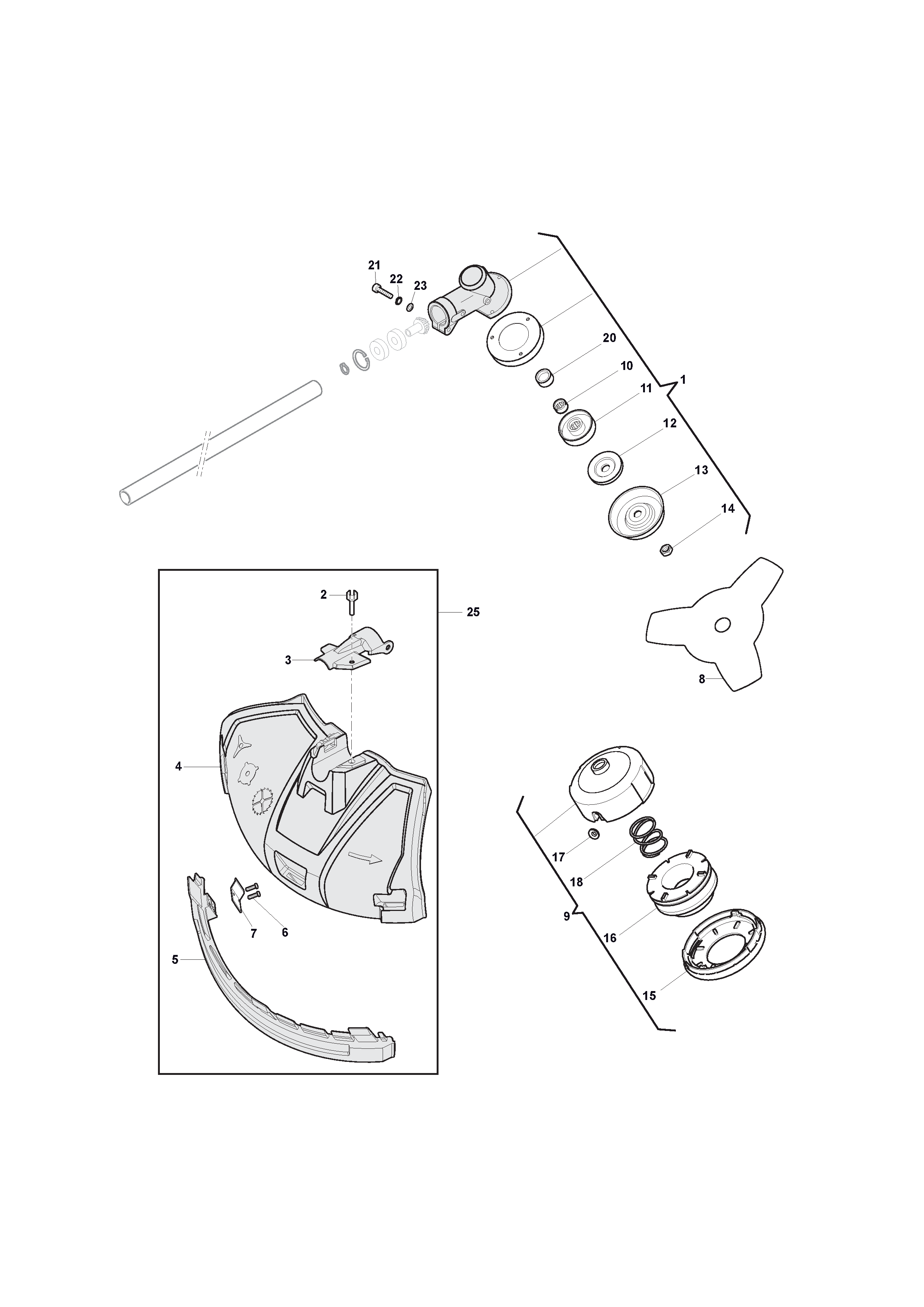 Mountfield BK35ED 288221003/14 Gear Case Spares