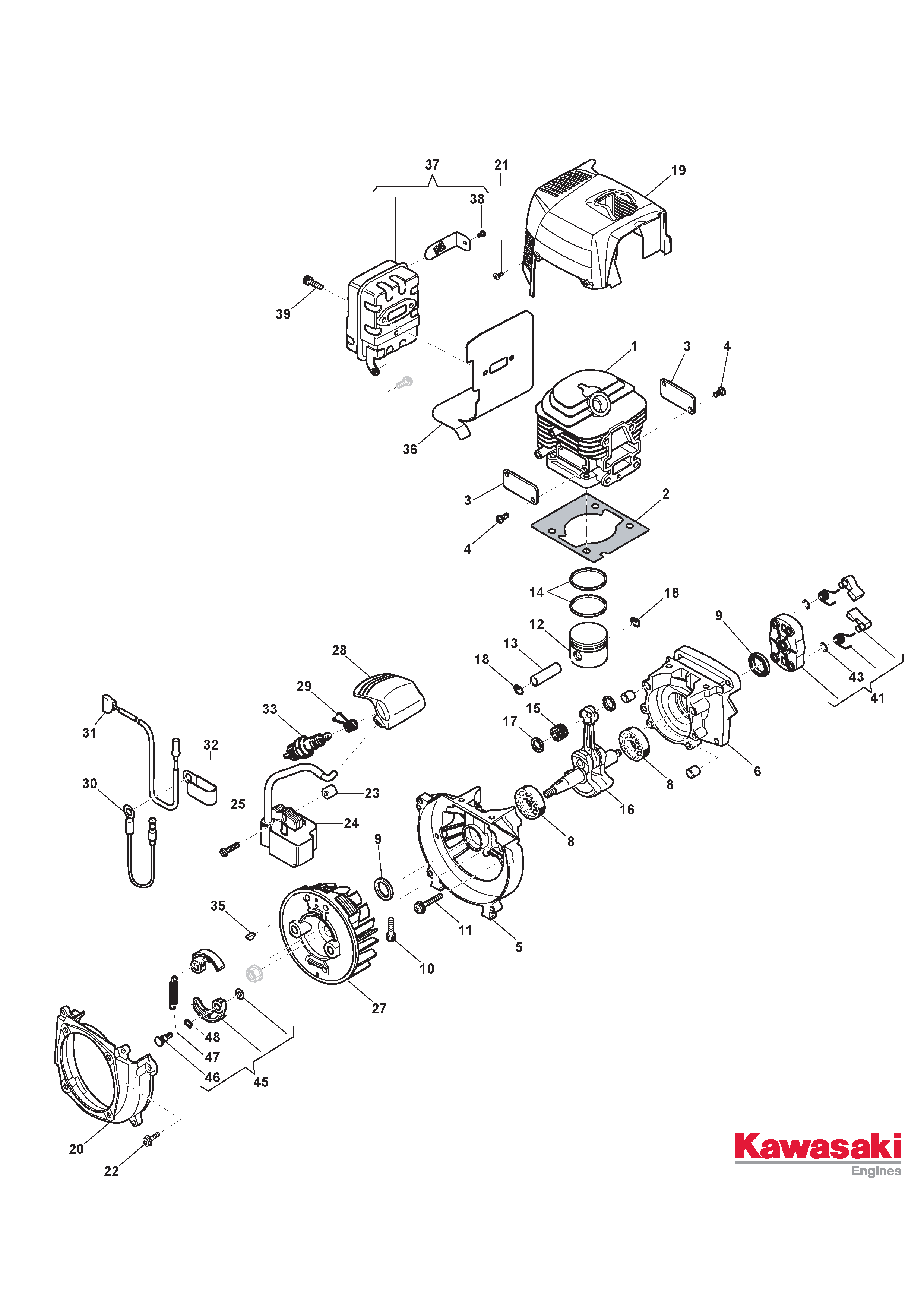 Mountfield BK45ED 288321003/14 Engine Spares