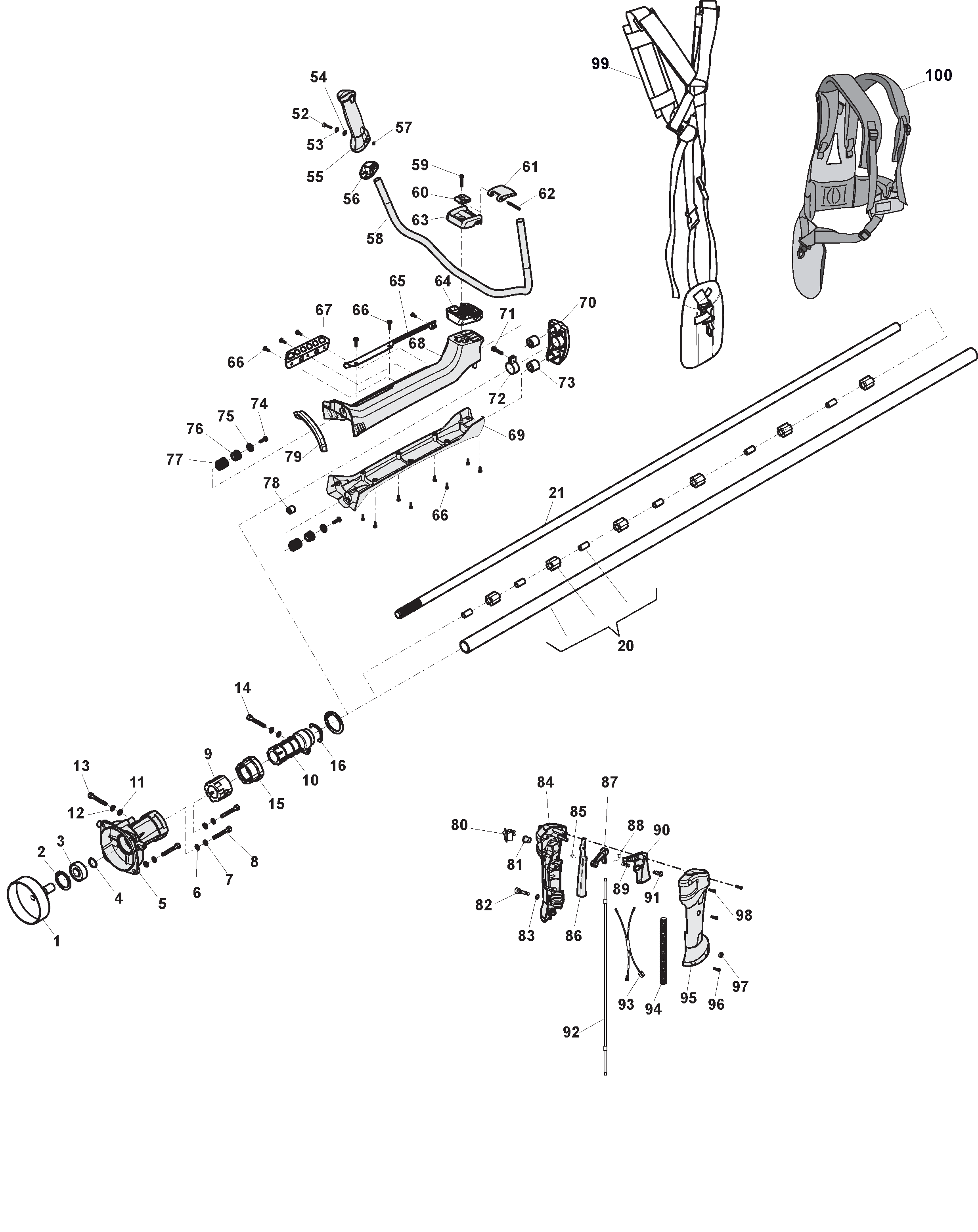 Mountfield BK45ED 288321003/14 Transmission Spares