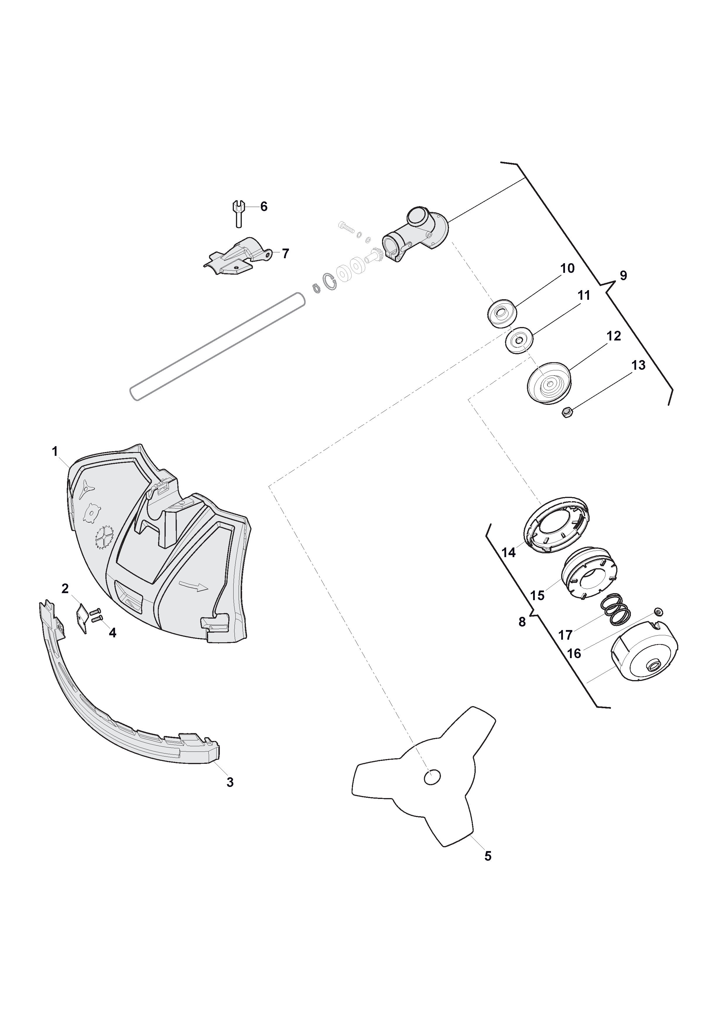 Mountfield BK45ED 288321003/14 Gear Case Spares