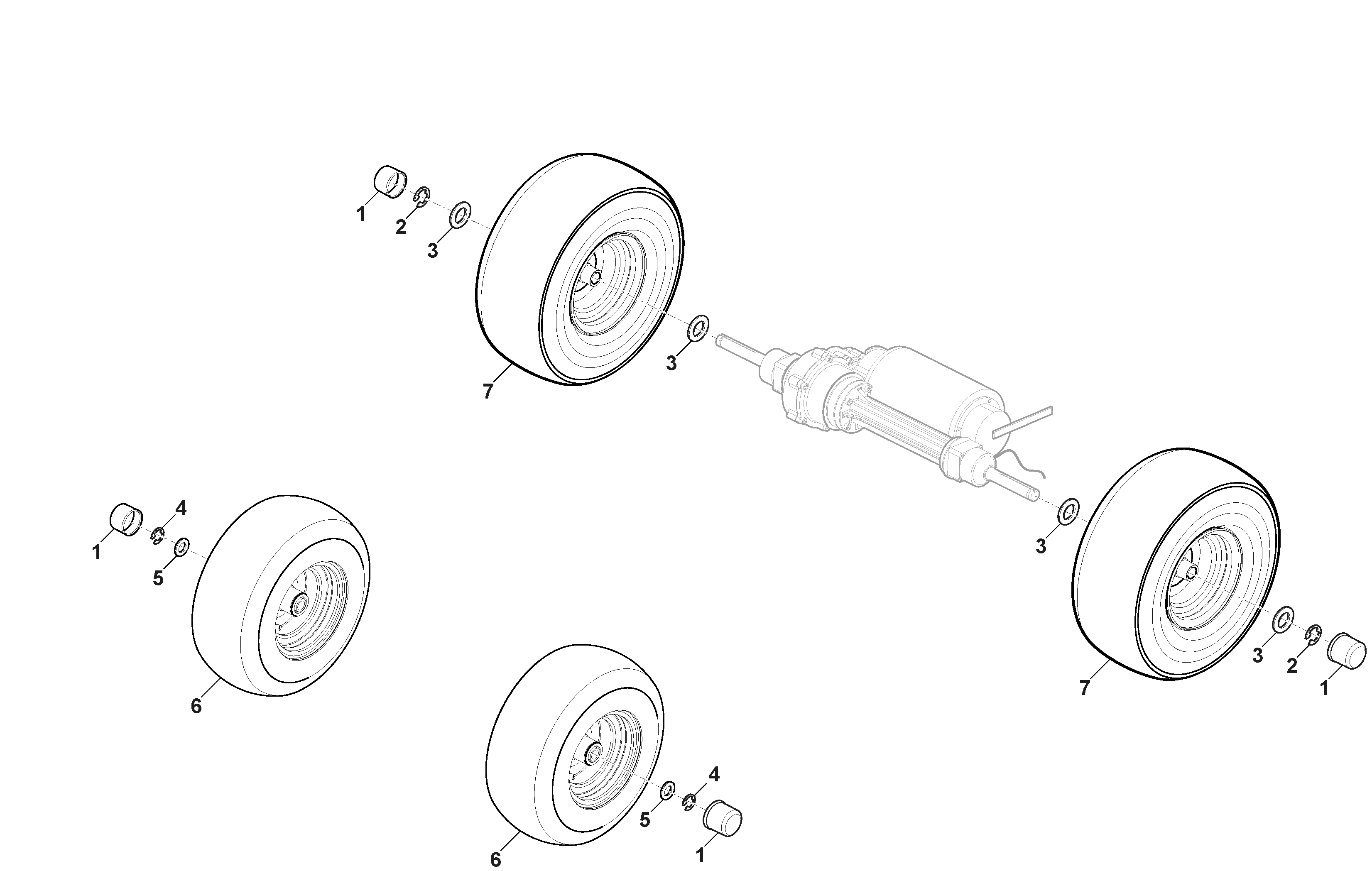 Freedom 28E - Wheels