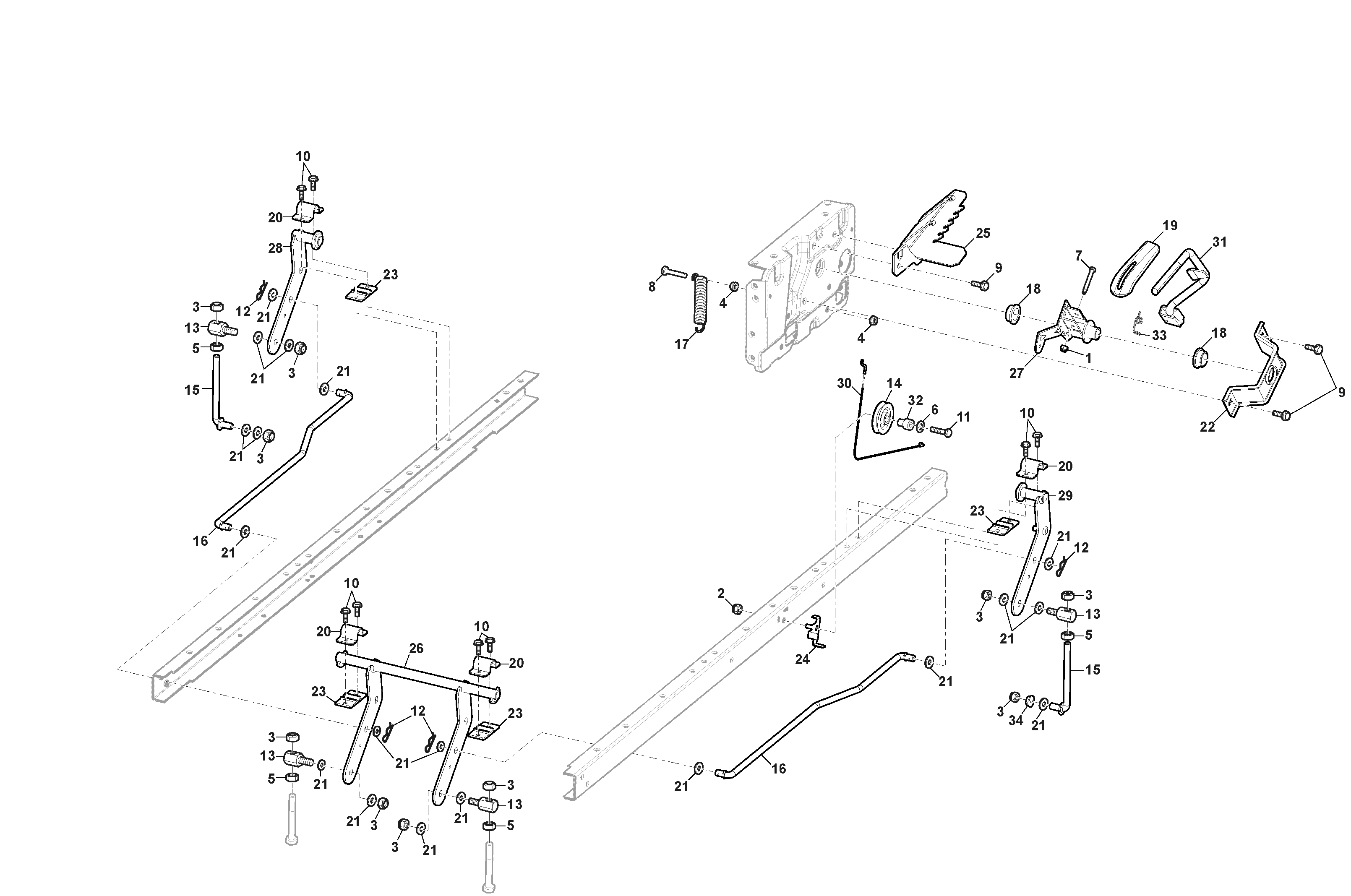 Freedom 28E - Cutting Plate Lifting