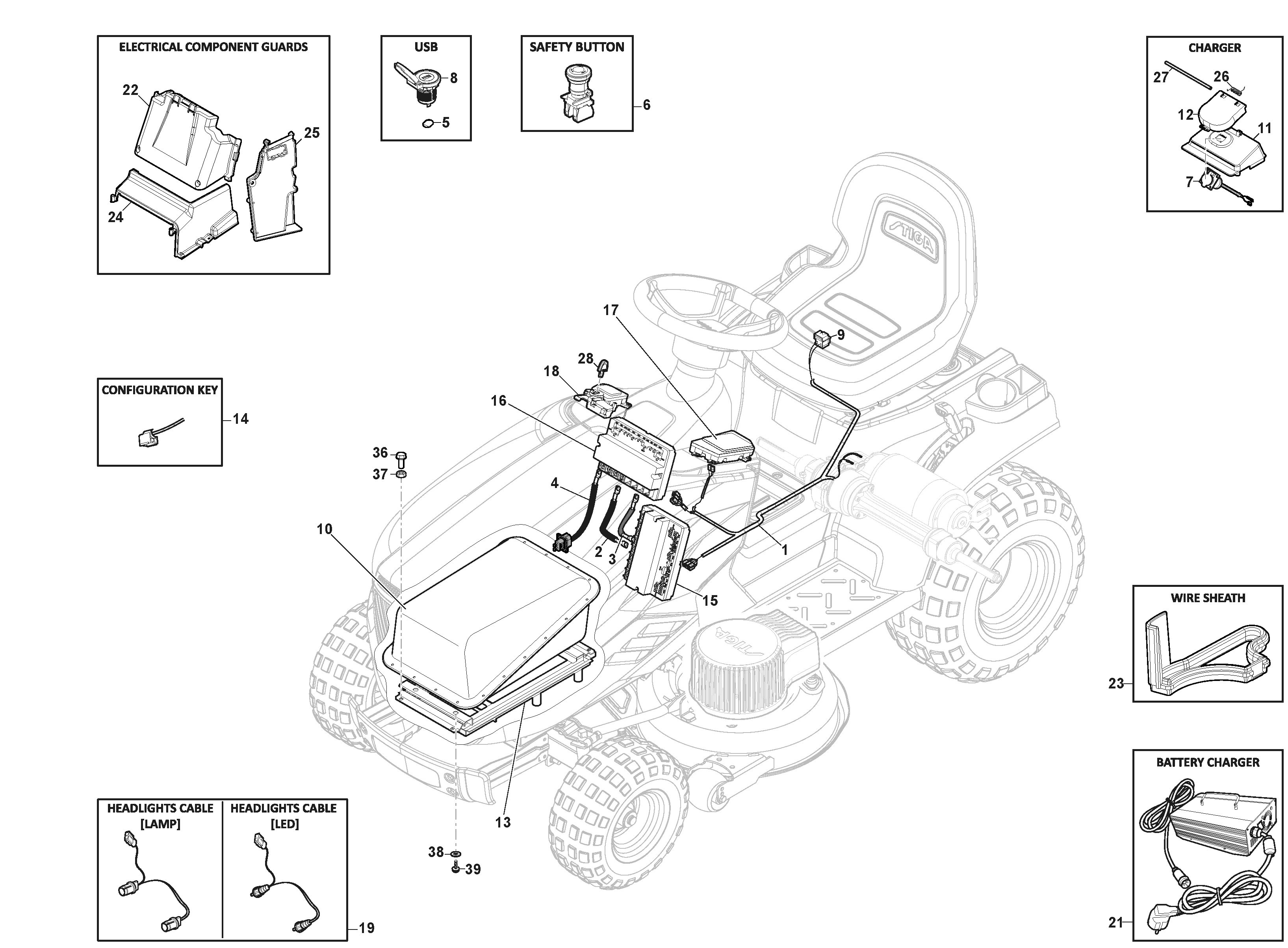 Freedom 38E SD - Electrical Parts